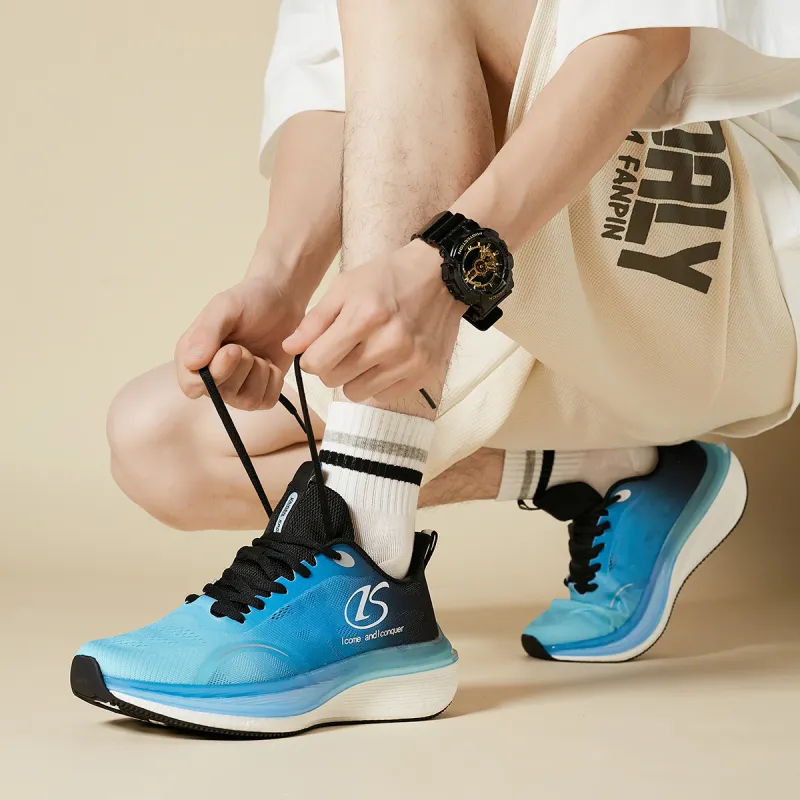 KAISER Running Shoes Men Low Top Sapphire Blue-5