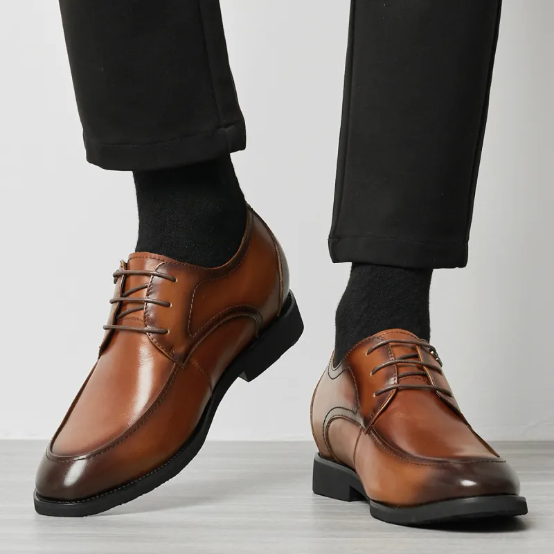 KAISER Dress Shoes Men Low Top Brown/Black-14