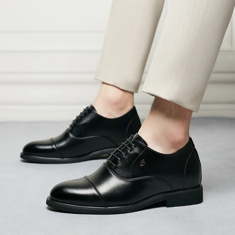KAISER Dress Shoes Men Low Top Black/Black-6