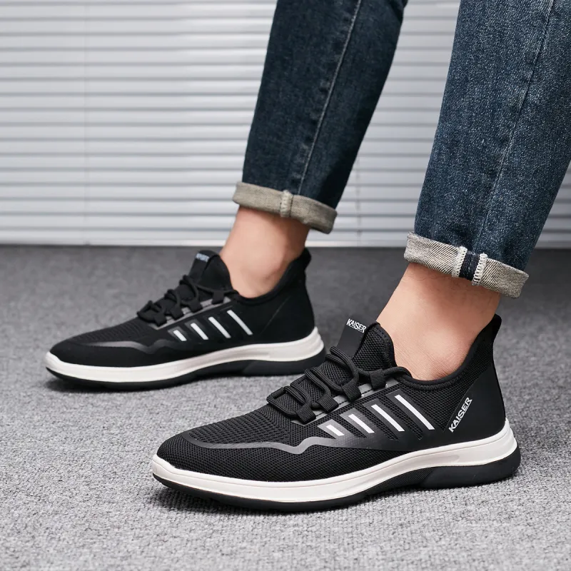 KAISER Low Top Casual Shoes Men's Black-5