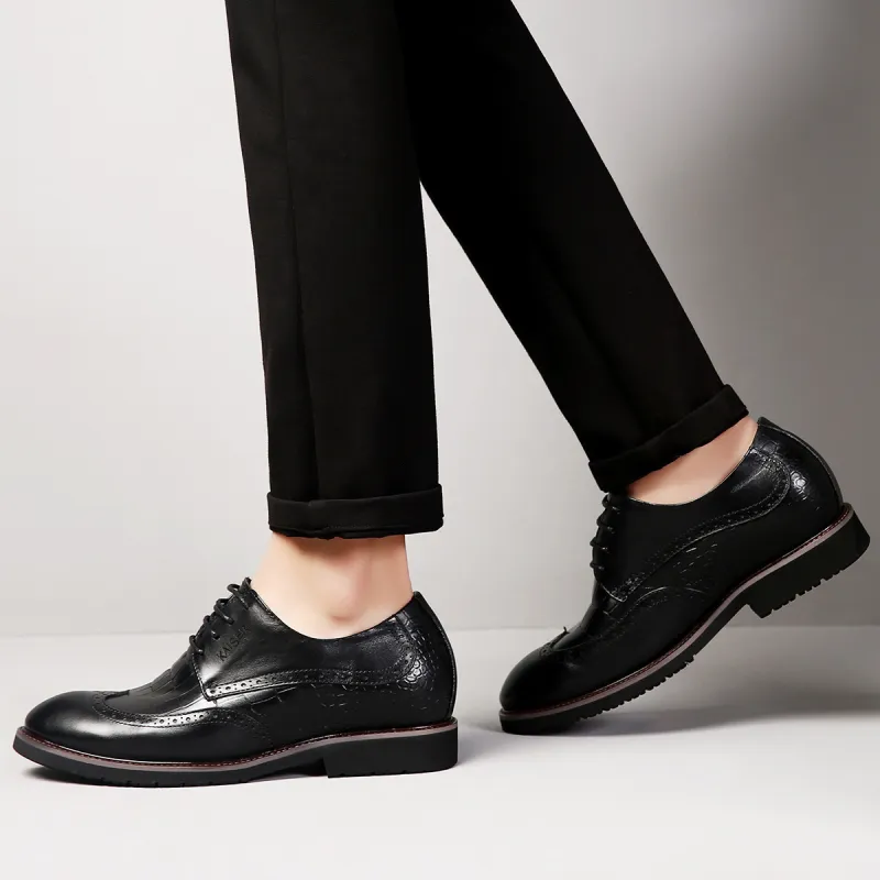 KAISER Dress Shoes Men Low Top Black/Black-8
