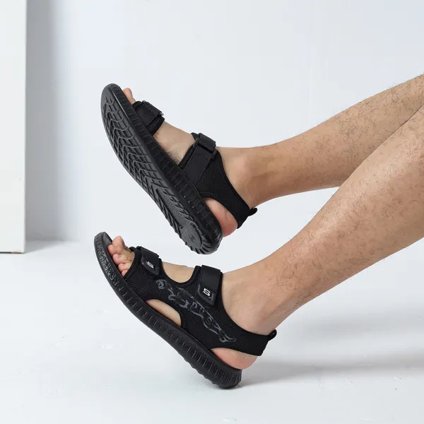 KAISER Beach Sandals Men's Black-8