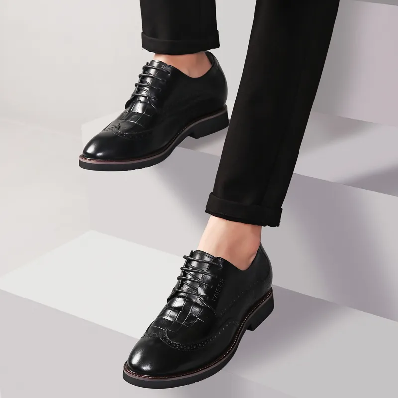 KAISER Dress Shoes Men Low Top Black/Black-5
