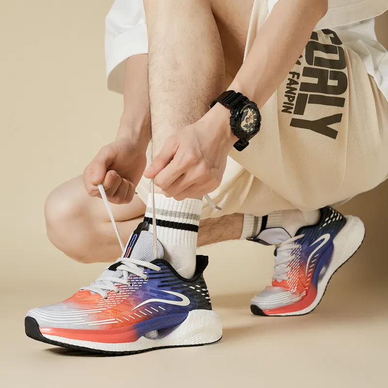KAISER Cushioning Anti Slip Wear Resistant Breathable Height Increasing Mid Top Running Shoes Basketball Shoes Men's-5