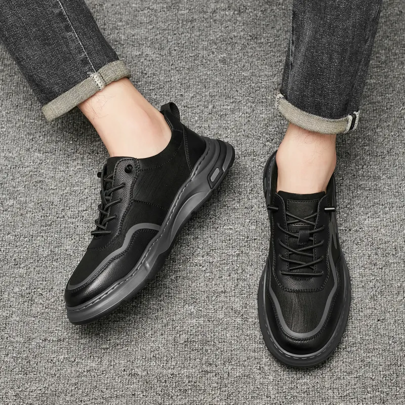 KAISER Low Top Casual Shoes Men's Black-7