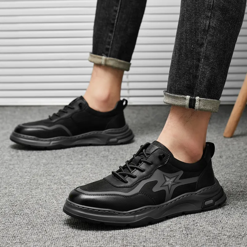 KAISER Low Top Casual Shoes Men's Black-5