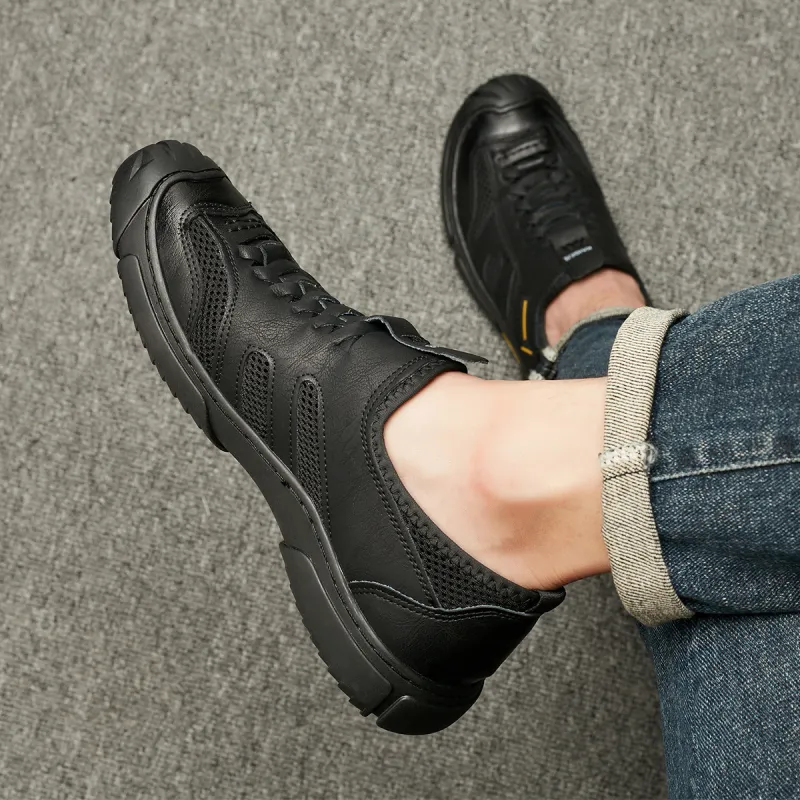 KAISER Low Top Casual Shoes Men's Black-7