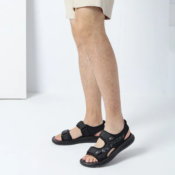 KAISER Beach Sandals Men's Black-6