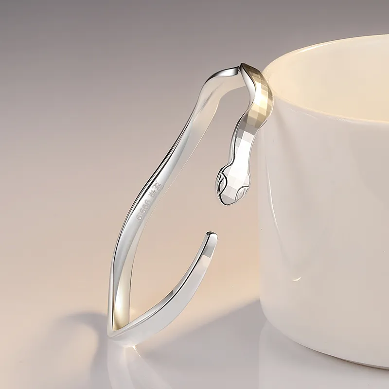MIAOYINGE 999.9 Foot Silver Bangles Women's-1
