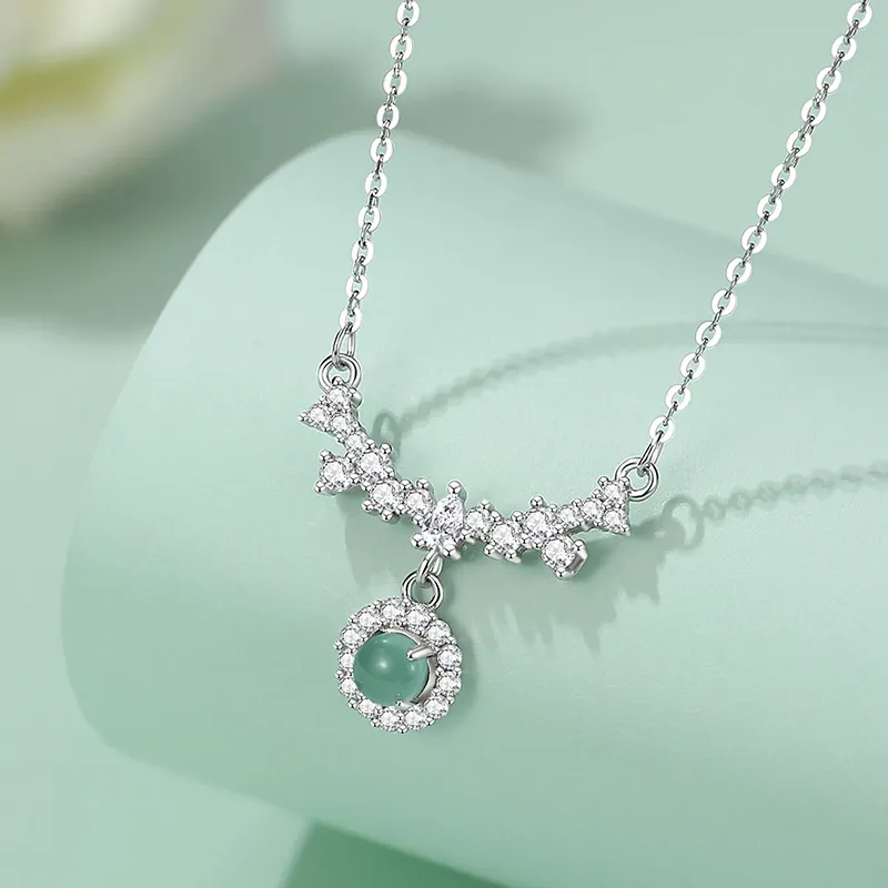 MIAOYINGE Chalcedony Necklaces Women's-5