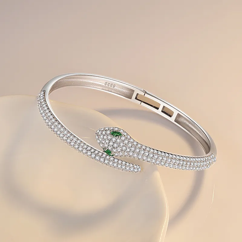 MIAOYINGE 925 Sterling Silver Bangles Women's-1