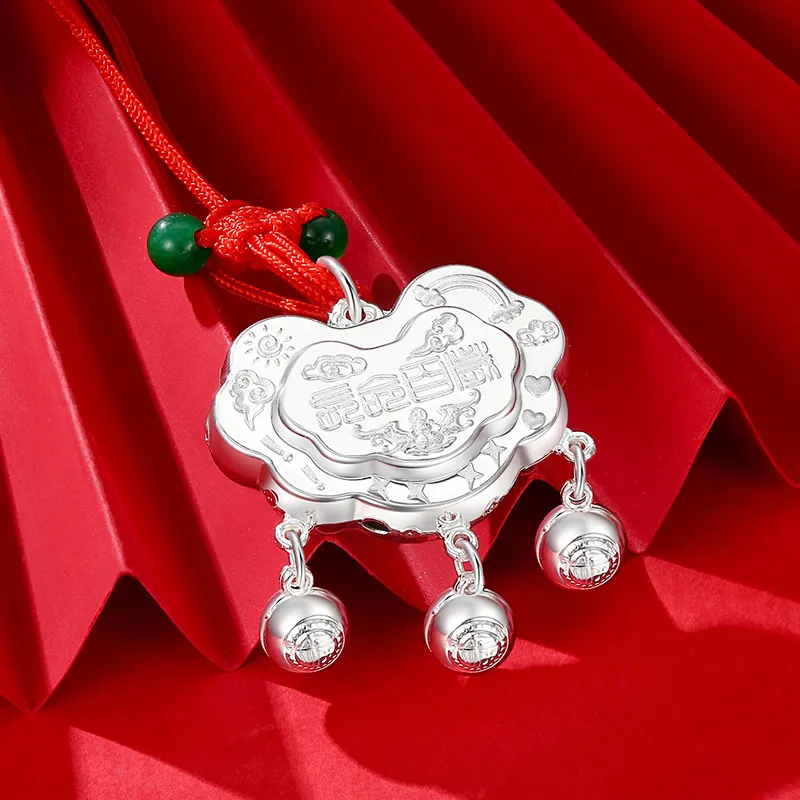 MIAOYINGE 999 Fine Silver Necklaces Unisex-4