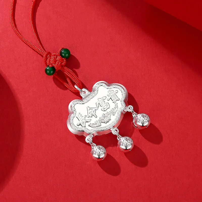 MIAOYINGE 999 Fine Silver Necklaces Kids'-1