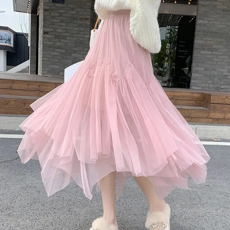 Benhou Casual Long Skirt Women's-7