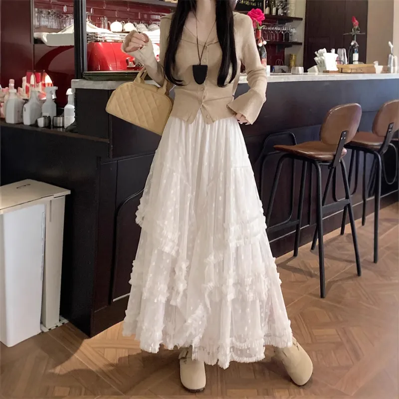 Benhou Casual Long Skirt Women's-4