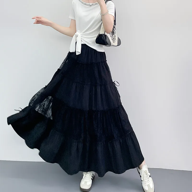 Benhou Casual Long Skirt Women's-10
