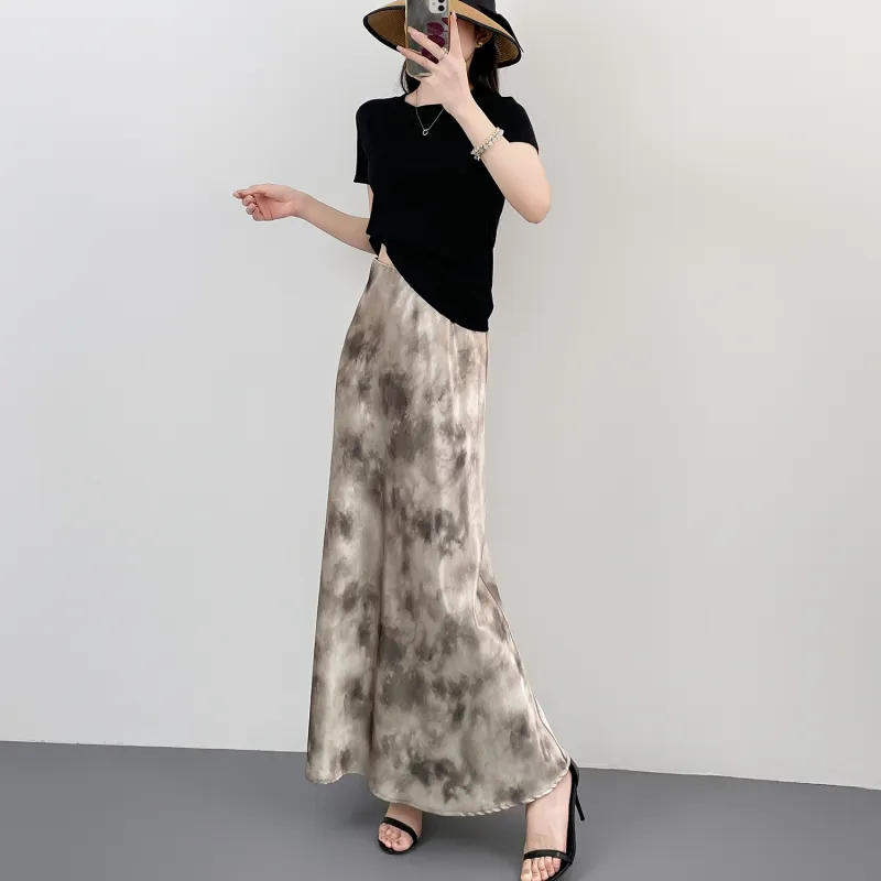 Benhou Casual Long Skirt Women's-9