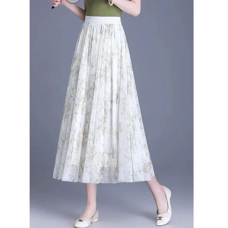 Benhou Casual Long Skirts Women's-3