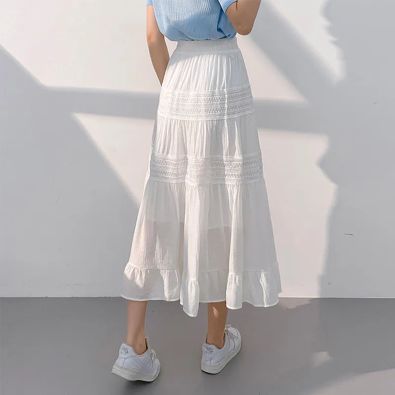 Benhou Casual Long Skirt Women's-3