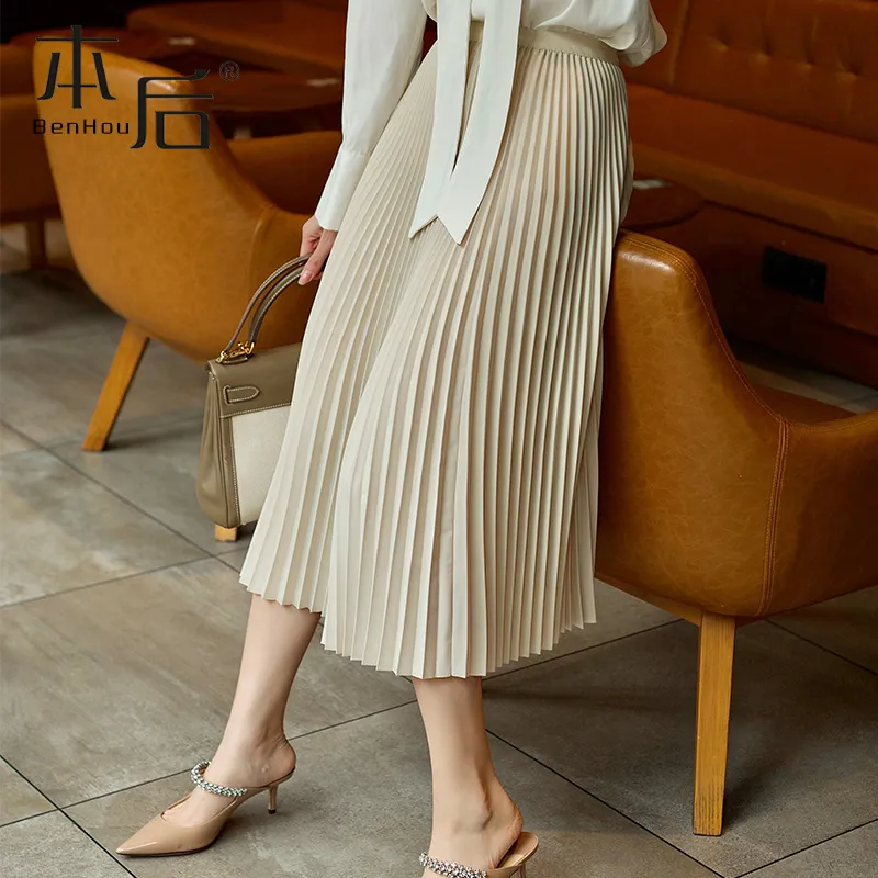 Benhou Casual Long Skirts Women's-4