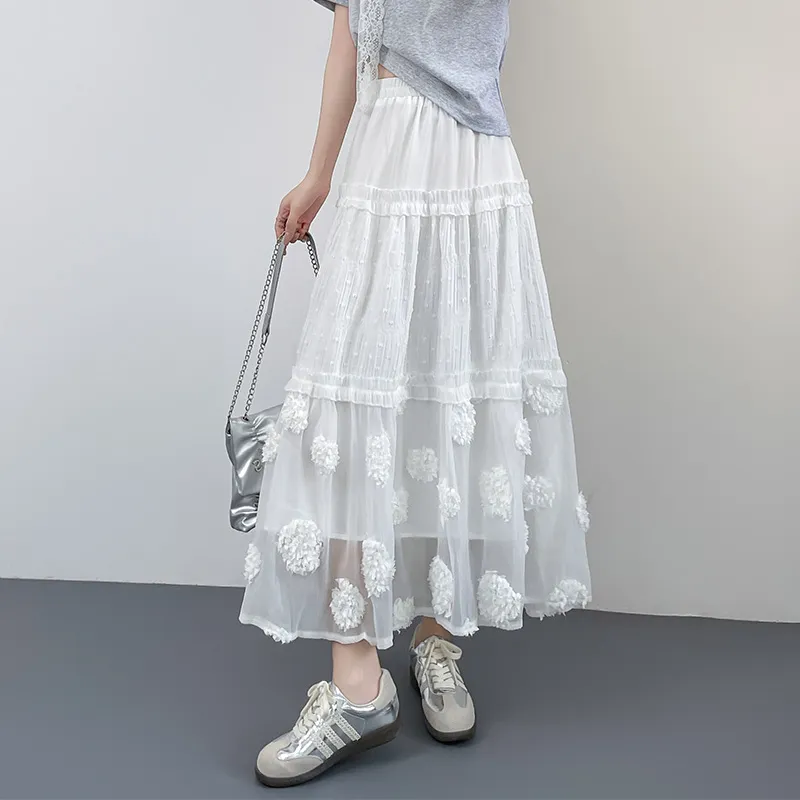 Benhou Casual Long Skirt Women's-2