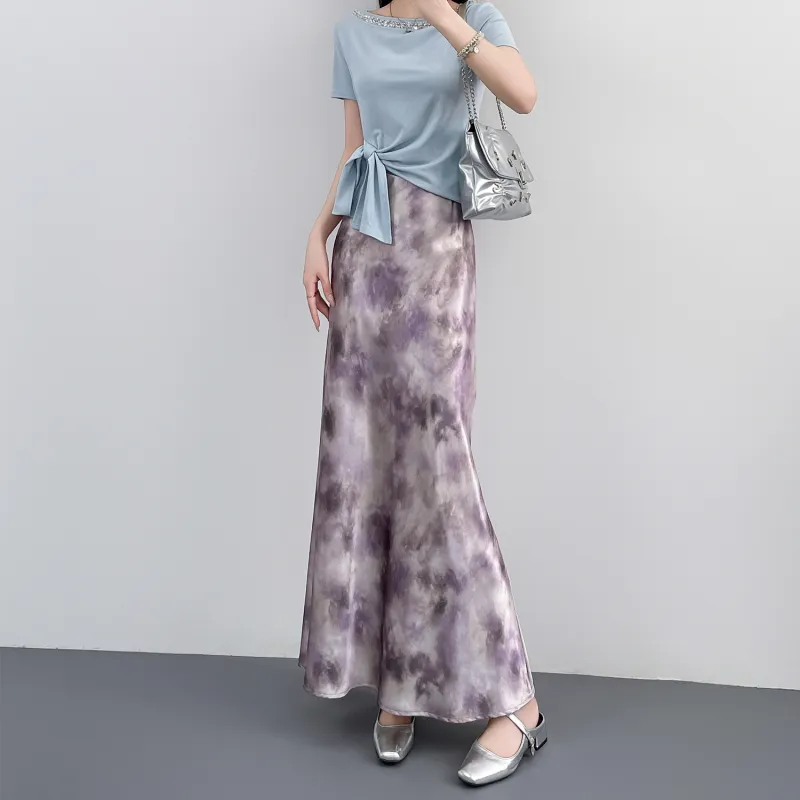 Benhou Casual Long Skirt Women's-3