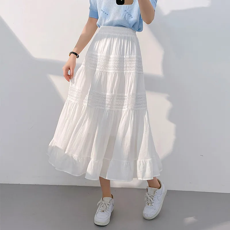 Benhou Casual Long Skirt Women's-2
