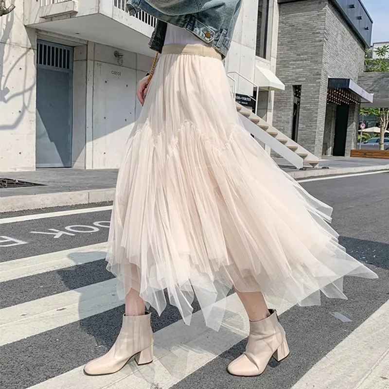 Benhou Casual Long Skirt Women's-3
