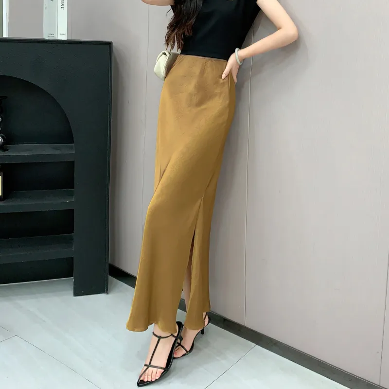 Benhou Casual Long Skirt Women's-19