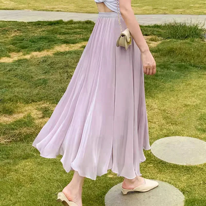 Benhou Casual Long Skirts Women's-9