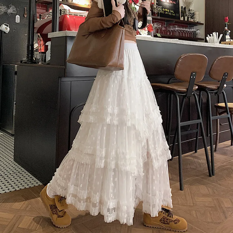 Benhou Casual Long Skirt Women's-3