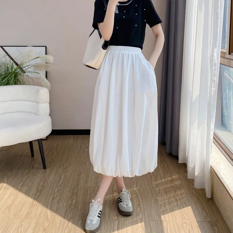Benhou Casual Long Skirt Women's-4