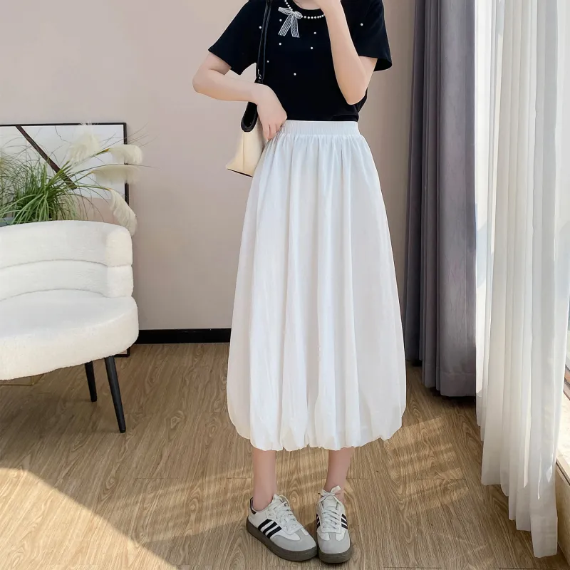 Benhou Casual Long Skirt Women's-3