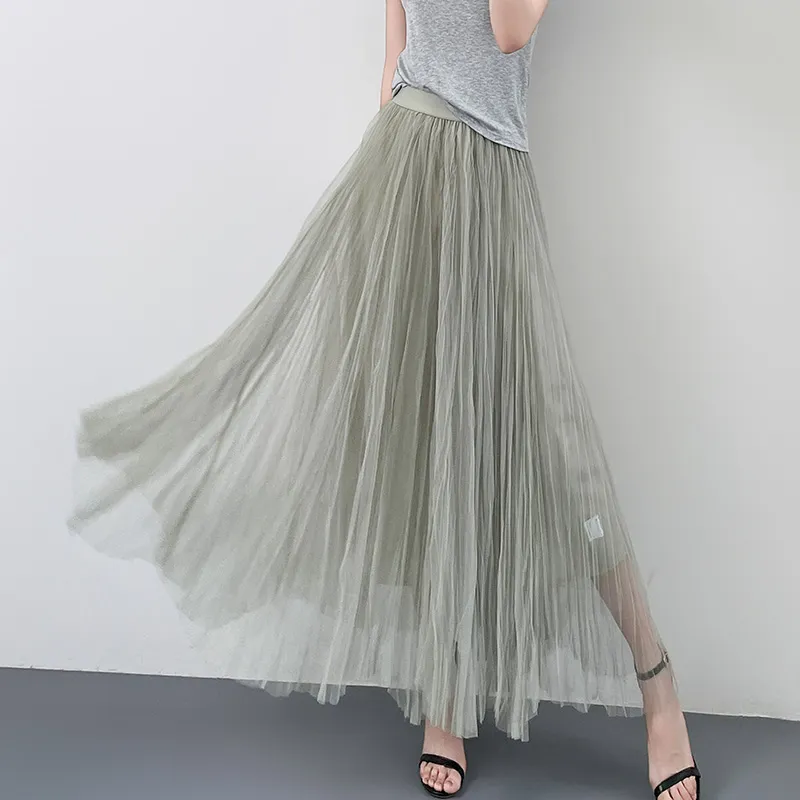 Benhou Casual Long Skirt Women's-12
