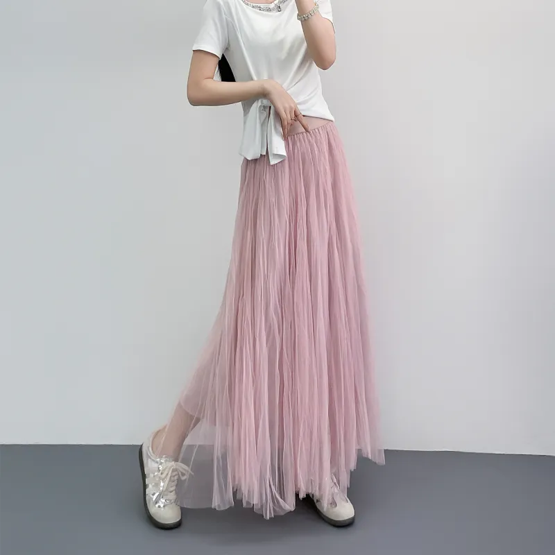 Benhou Casual Long Skirt Women's-7