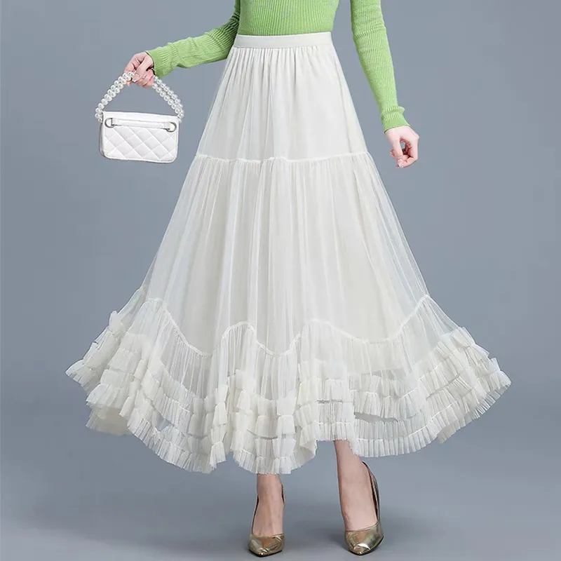 Benhou Casual Long Skirts Women's-5