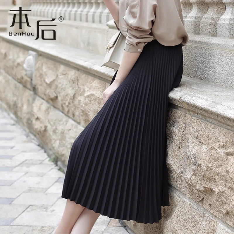 Benhou Casual Long Skirts Women's-2