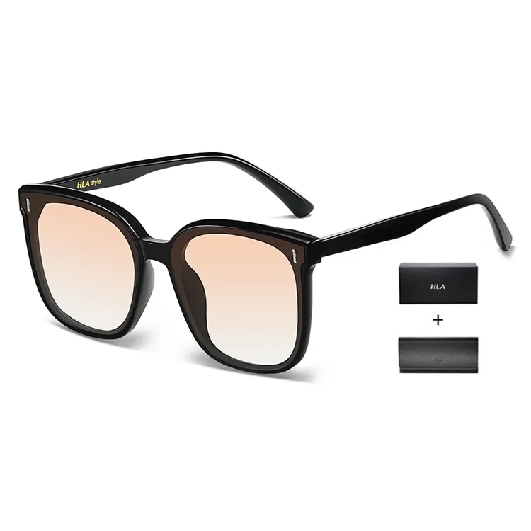 HLA TR/Memory Plastic Square Sunglasses Unisex-1