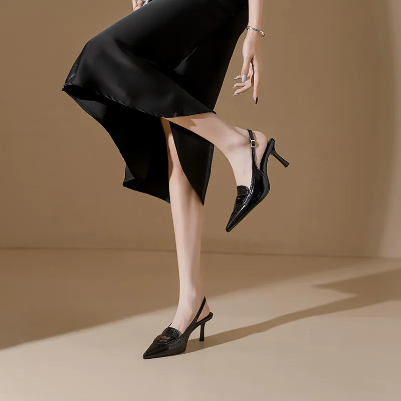 Aimilian High Heels Women's Black Box Included-4