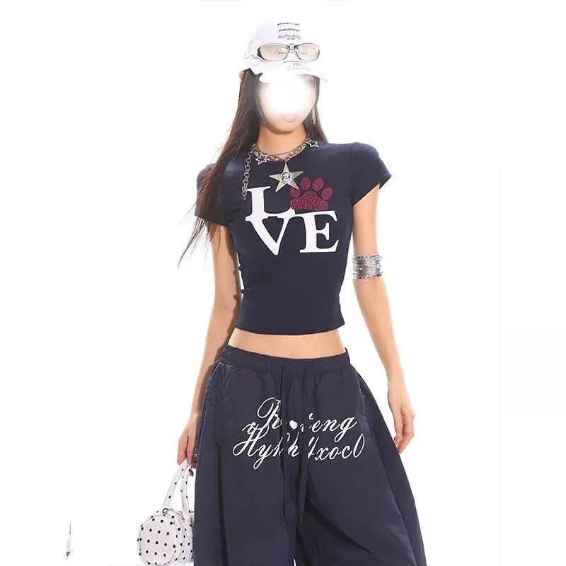 Aimilian Drop Shoulder Sleeve Short Sleeved Women's-3