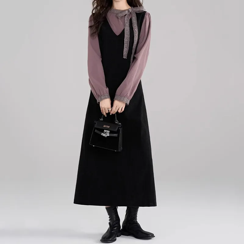 Aimilian Two Piece Skirt Sets Women's-3