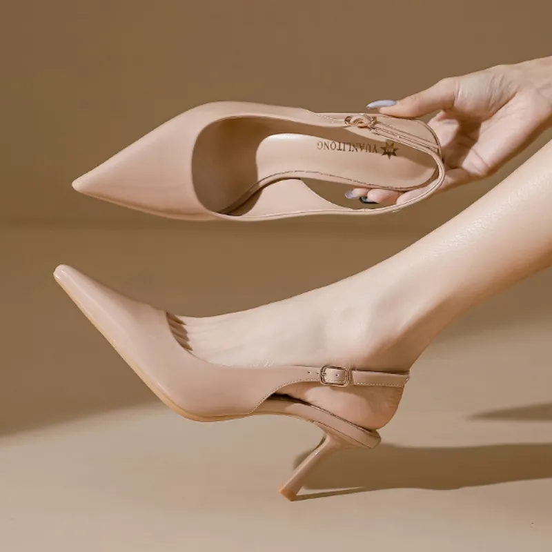 Aimilian Slim Heel High Heels 7CM Women's-3