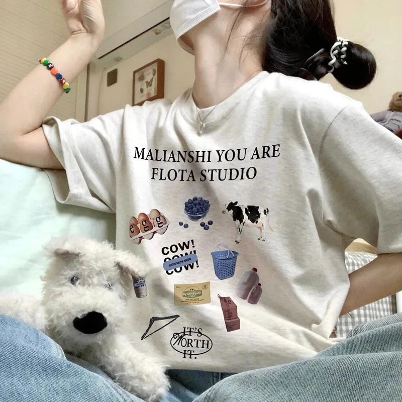Aimilian T Shirt Unisex White Gray-6