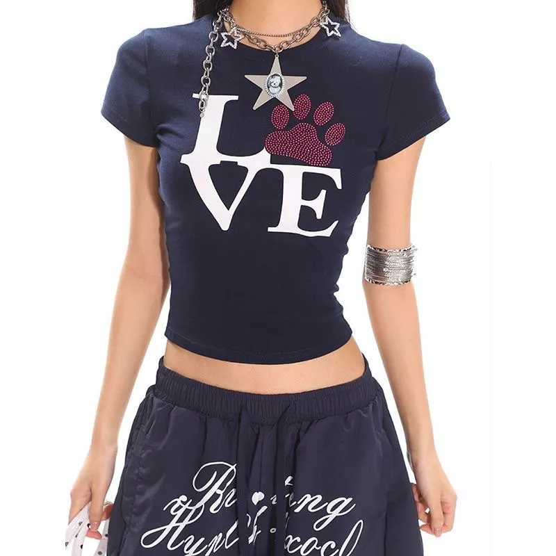 Aimilian Drop Shoulder Sleeve Short Sleeved Women's-2