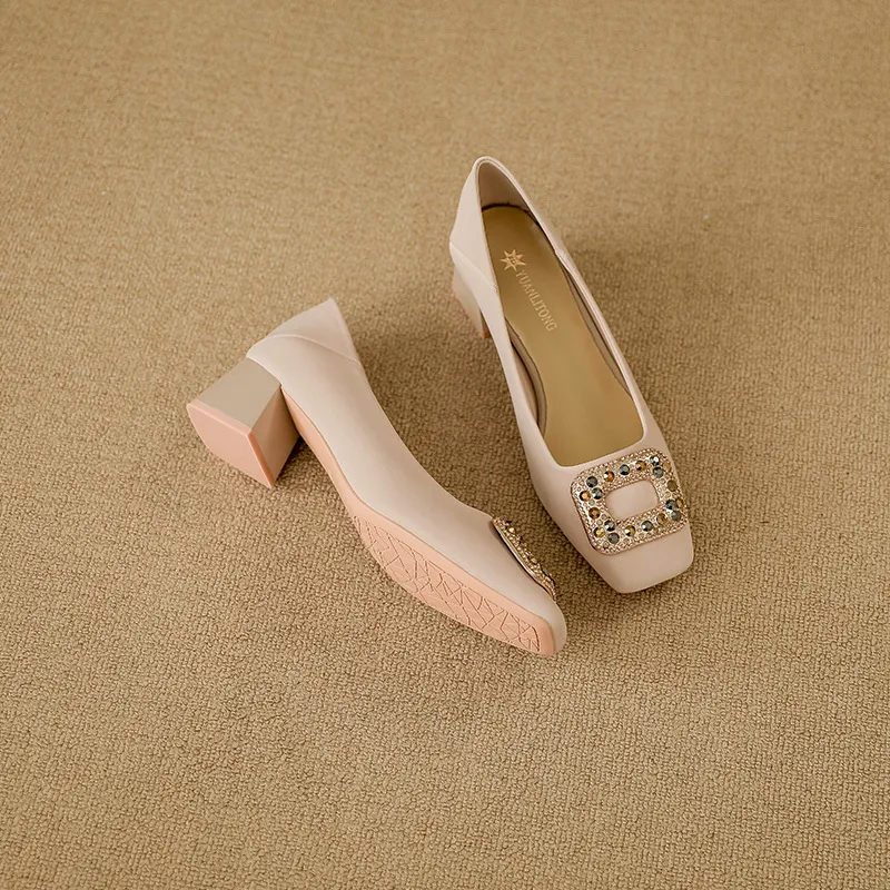 Aimilian High Heels Women's Black, Nude Pink-9