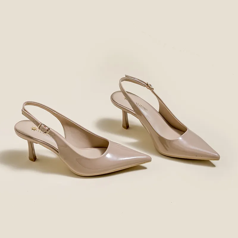 Aimilian Slim Heel High Heels 7CM Women's-1
