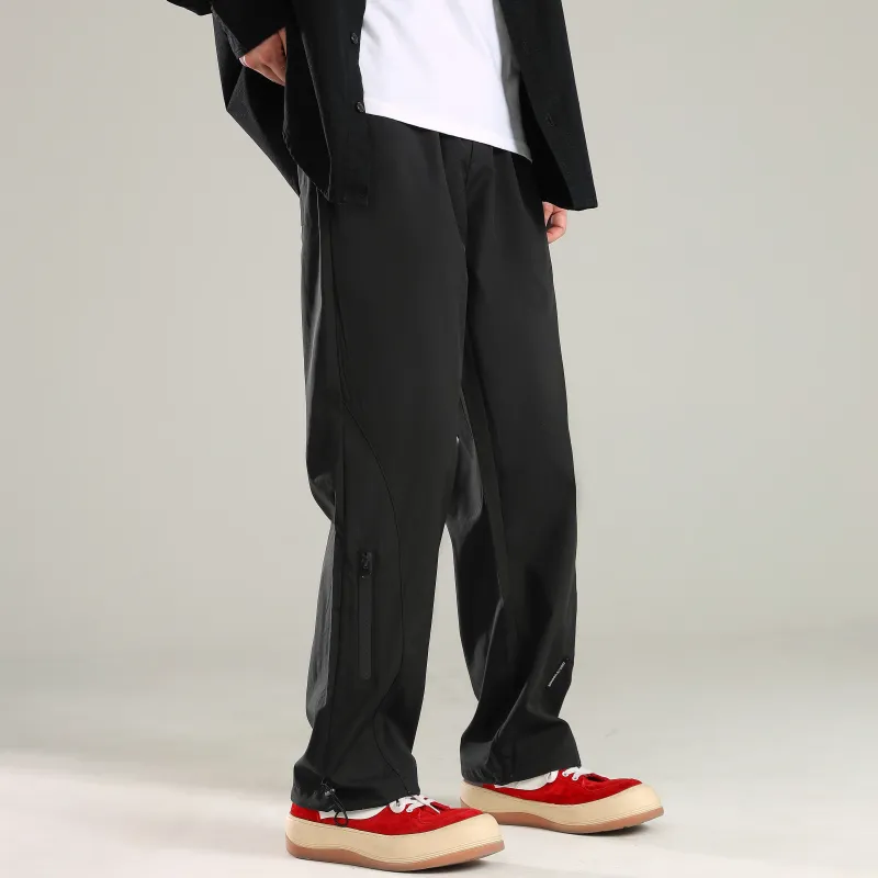 LIVINGTOWN Cargo Pants Unisex Black-3