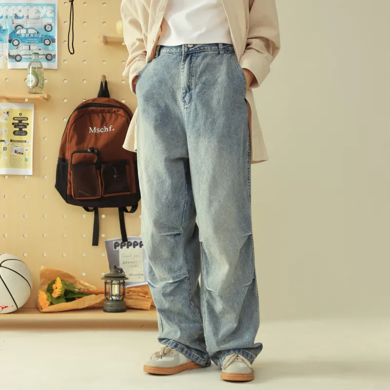 LIVINGTOWN Jeans Unisex Vintage Blue-3