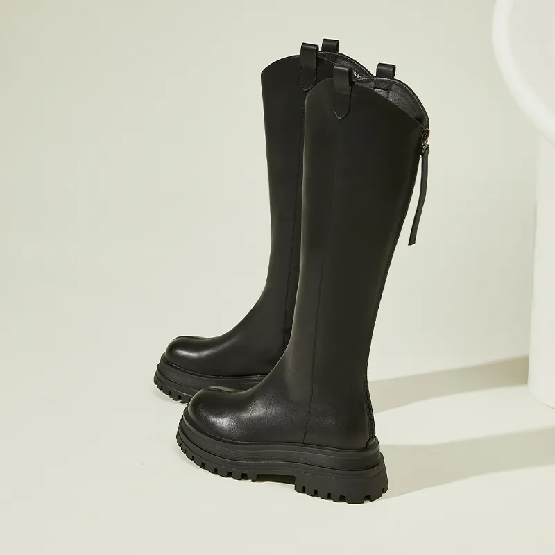 DAPHNE Thermal Knee High Boots 5.5cm Women's-6
