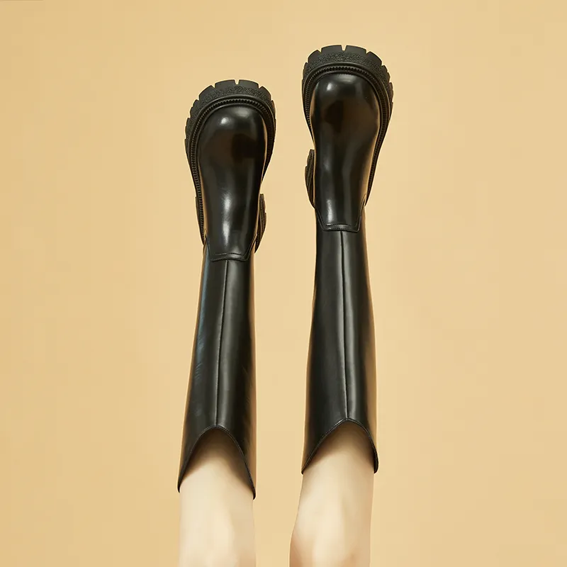 DAPHNE Knee high Boots Women's Black-3